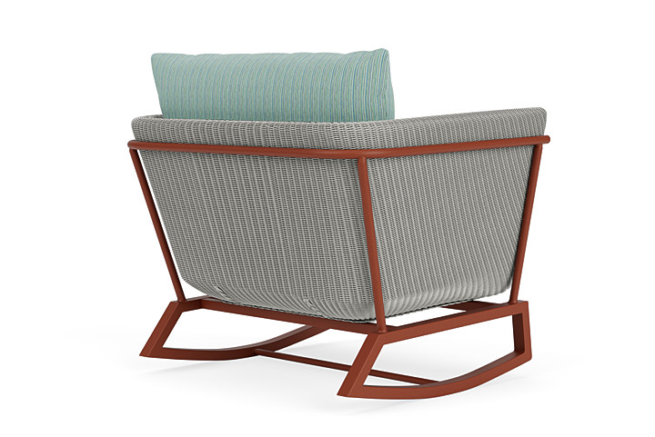 Lloyd Flanders™ Solstice Lounge Rocker - Platinum, Terracotta