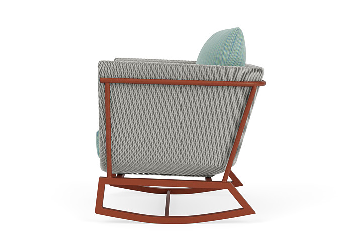 Lloyd Flanders™ Solstice Lounge Rocker - Platinum, Terracotta