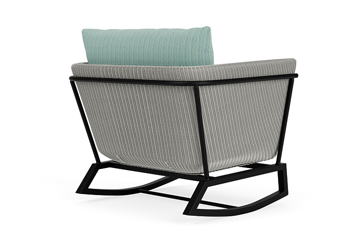 Lloyd Flanders™ Solstice Lounge Rocker - Platinum, Ebony