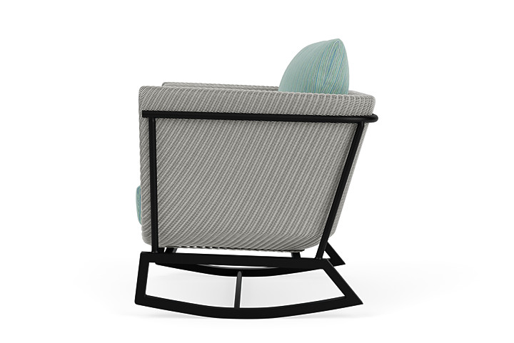 Lloyd Flanders™ Solstice Lounge Rocker - Platinum, Ebony