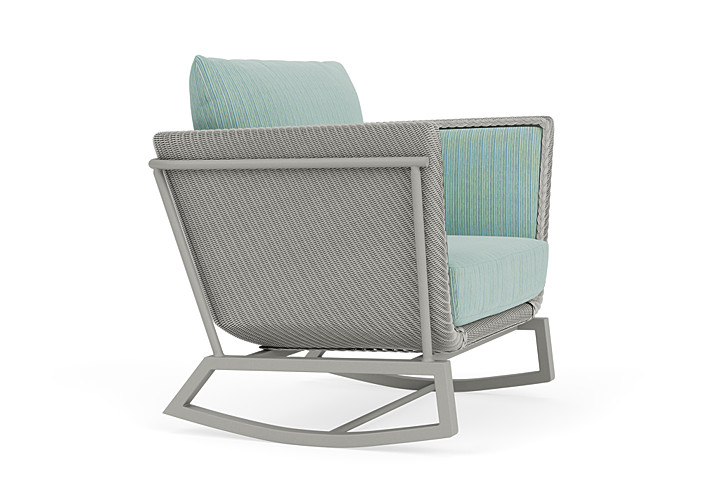 Lloyd Flanders™ Solstice Lounge Rocker - Platinum, Platinum