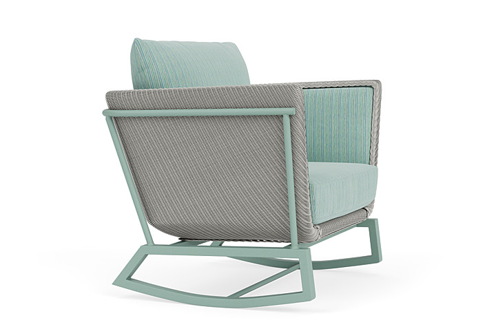 Lloyd Flanders™ Solstice Lounge Rocker - Platinum, Sea Glass