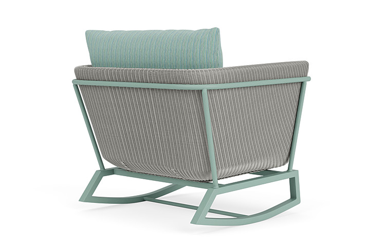 Lloyd Flanders™ Solstice Lounge Rocker - Platinum, Sea Glass