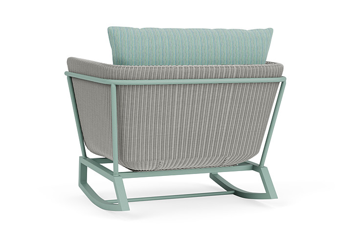 Lloyd Flanders™ Solstice Lounge Rocker - Platinum, Sea Glass