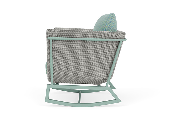 Lloyd Flanders™ Solstice Lounge Rocker - Platinum, Sea Glass