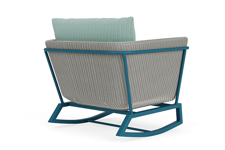 Lloyd Flanders™ Solstice Lounge Rocker - Platinum, Peacock