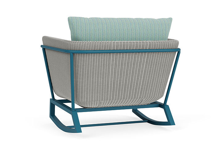 Lloyd Flanders™ Solstice Lounge Rocker - Platinum, Peacock