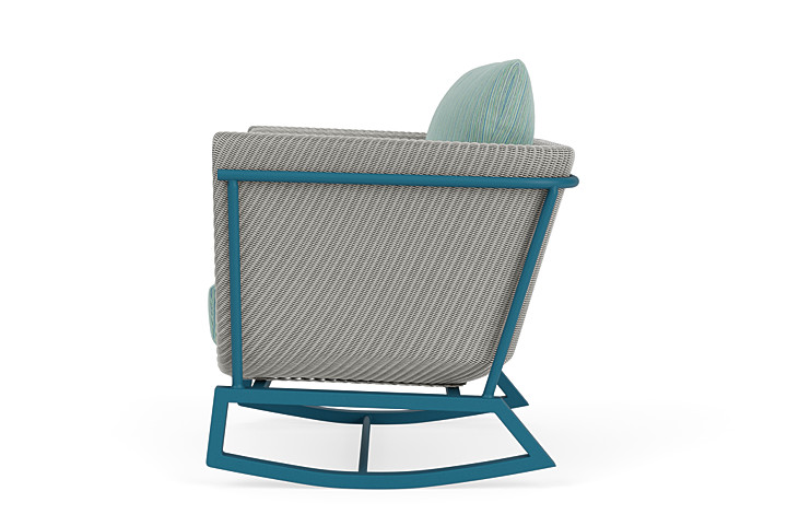 Lloyd Flanders™ Solstice Lounge Rocker - Platinum, Peacock