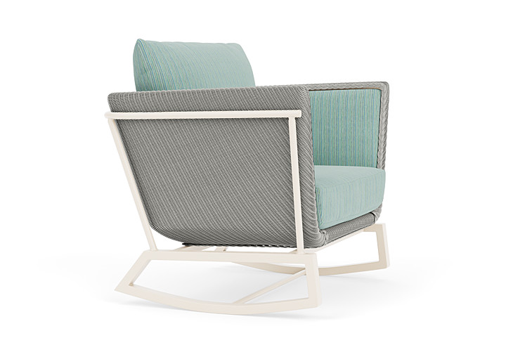 Lloyd Flanders™ Solstice Lounge Rocker - Platinum, Ivory