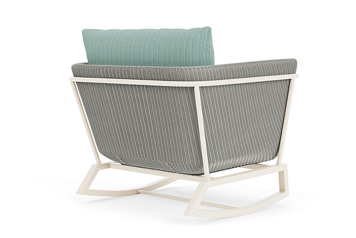 Lloyd Flanders™ Solstice Lounge Rocker - Platinum, Ivory