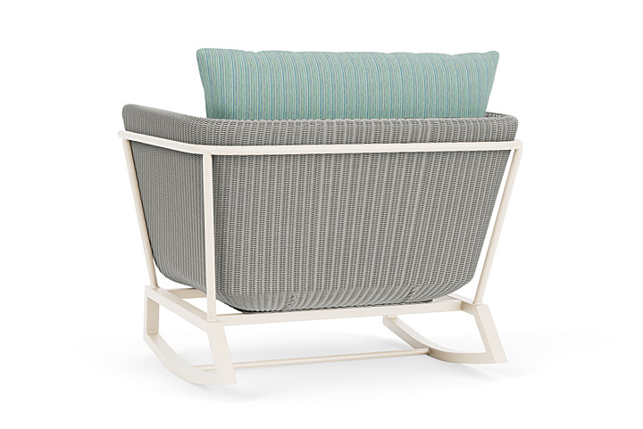 Lloyd Flanders™ Solstice Lounge Rocker - Platinum, Ivory