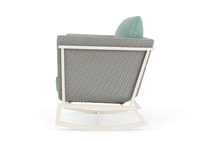 Lloyd Flanders™ Solstice Lounge Rocker - Platinum, Ivory