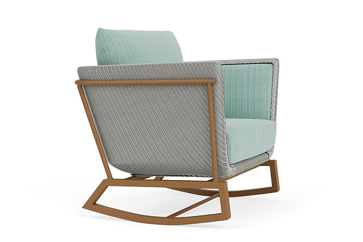 Lloyd Flanders™ Solstice Lounge Rocker - Platinum, Hickory