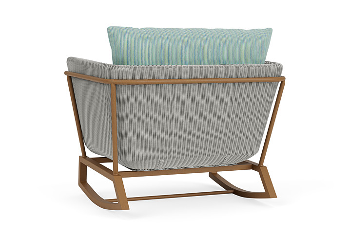 Lloyd Flanders™ Solstice Lounge Rocker - Platinum, Hickory