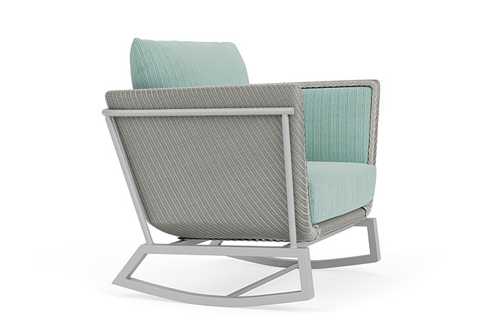 Lloyd Flanders™ Solstice Lounge Rocker - Platinum, Metallic Silver