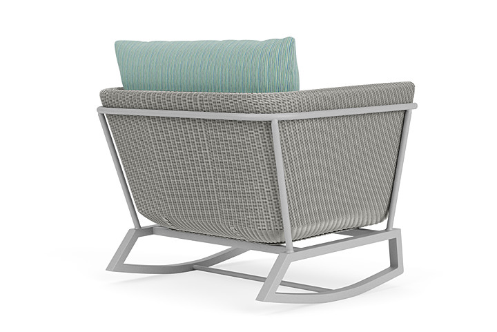 Lloyd Flanders™ Solstice Lounge Rocker - Platinum, Metallic Silver