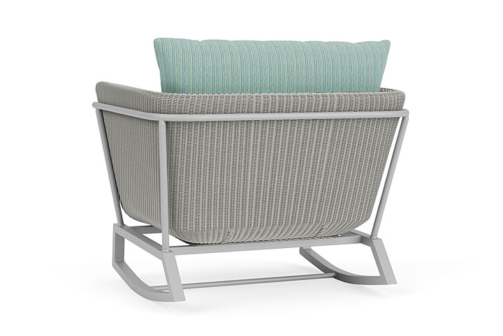 Lloyd Flanders™ Solstice Lounge Rocker - Platinum, Metallic Silver