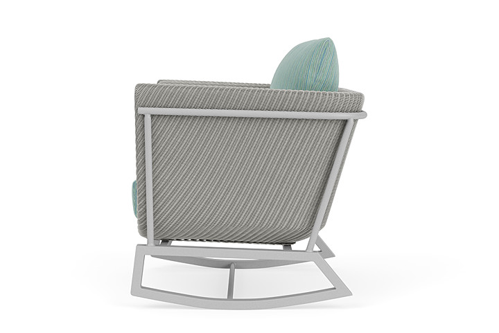 Lloyd Flanders™ Solstice Lounge Rocker - Platinum, Metallic Silver