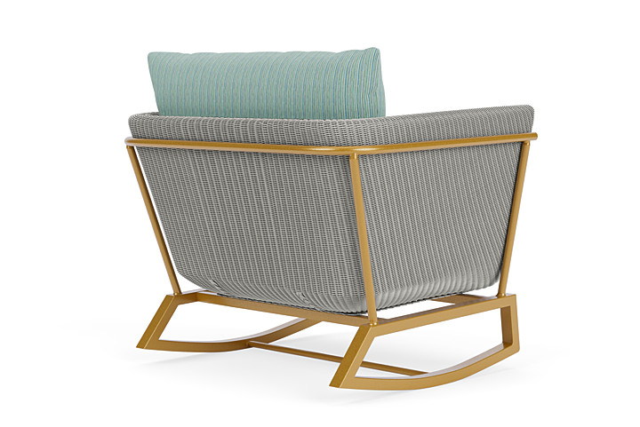 Lloyd Flanders™ Solstice Lounge Rocker - Platinum, Metallic Gold