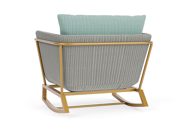 Lloyd Flanders™ Solstice Lounge Rocker - Platinum, Metallic Gold