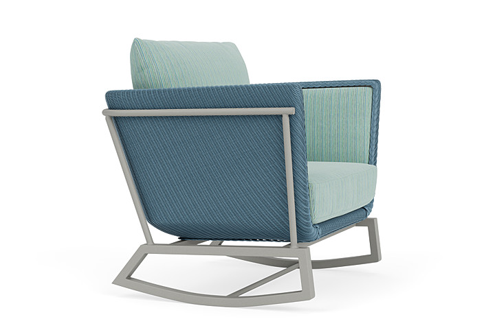 Lloyd Flanders™ Solstice Lounge Rocker - Stillwater, Platinum