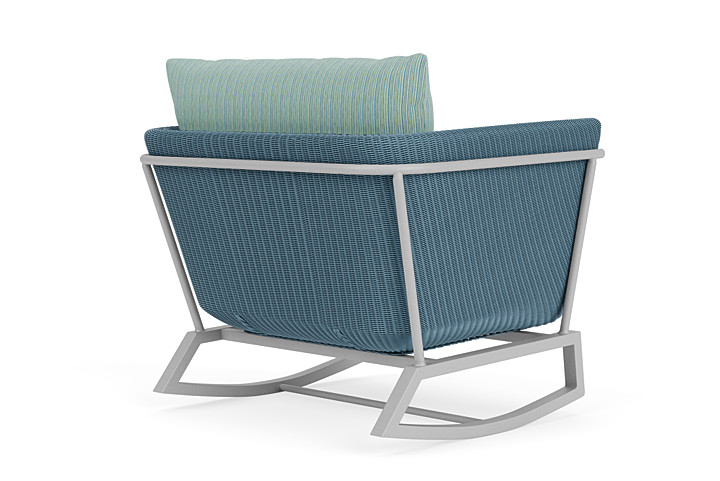 Lloyd Flanders™ Solstice Lounge Rocker - Stillwater, Metallic Silver