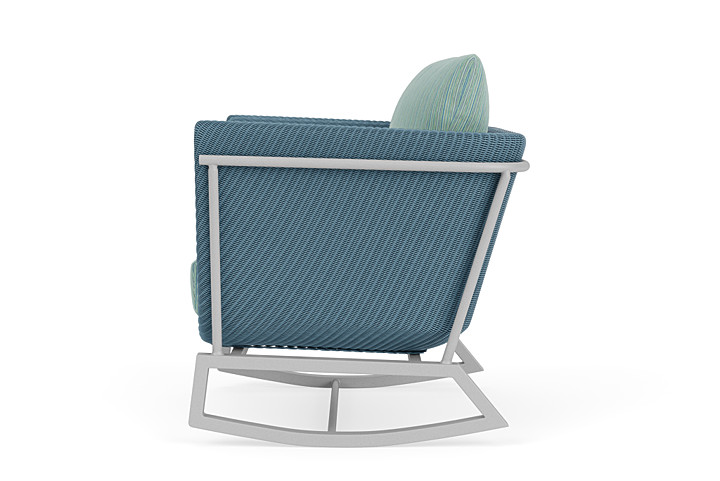 Lloyd Flanders™ Solstice Lounge Rocker - Stillwater, Metallic Silver