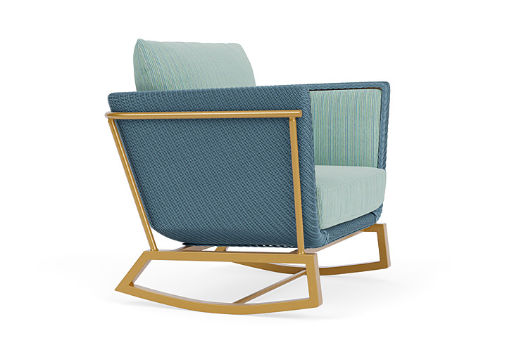 Lloyd Flanders™ Solstice Lounge Rocker - Stillwater, Metallic Gold