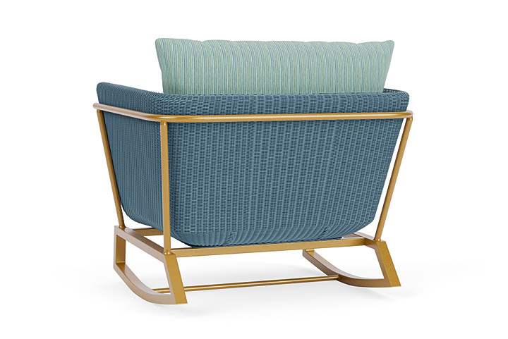 Lloyd Flanders™ Solstice Lounge Rocker - Stillwater, Metallic Gold