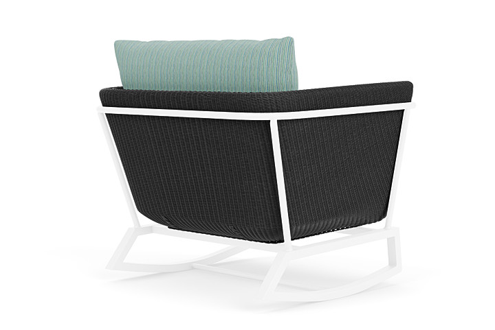 Lloyd Flanders™ Solstice Lounge Rocker - Charcoal, White