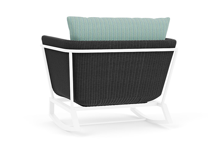 Lloyd Flanders™ Solstice Lounge Rocker - Charcoal, White