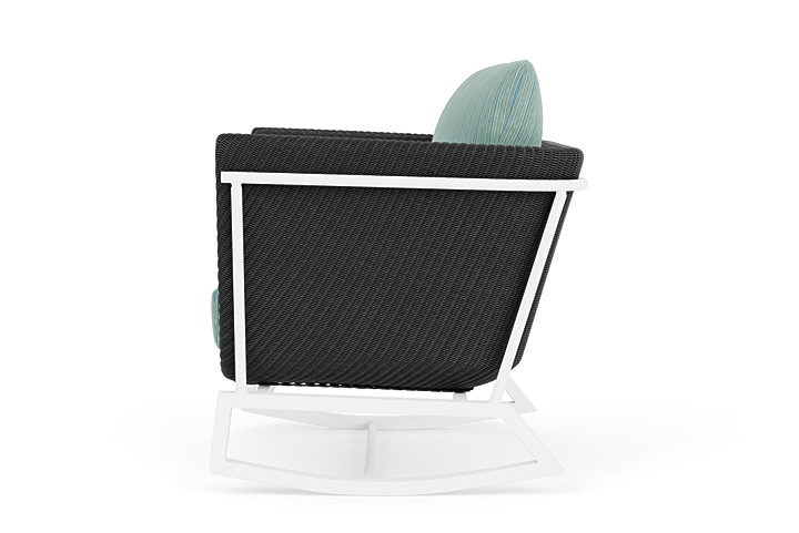 Lloyd Flanders™ Solstice Lounge Rocker - Charcoal, Matte White