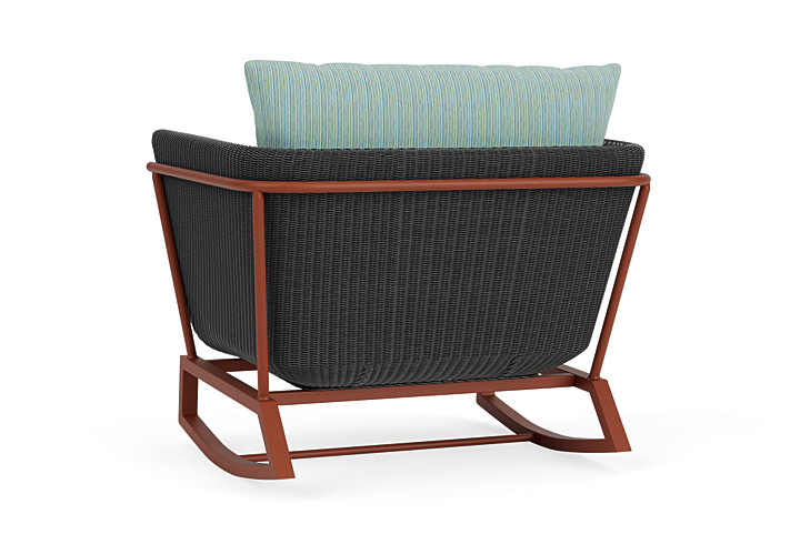 Lloyd Flanders™ Solstice Lounge Rocker - Charcoal, Terracotta