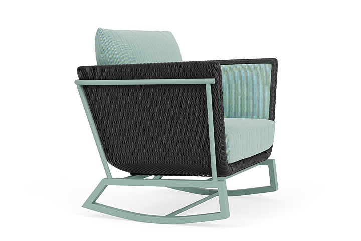 Lloyd Flanders™ Solstice Lounge Rocker - Charcoal, Sea Glass