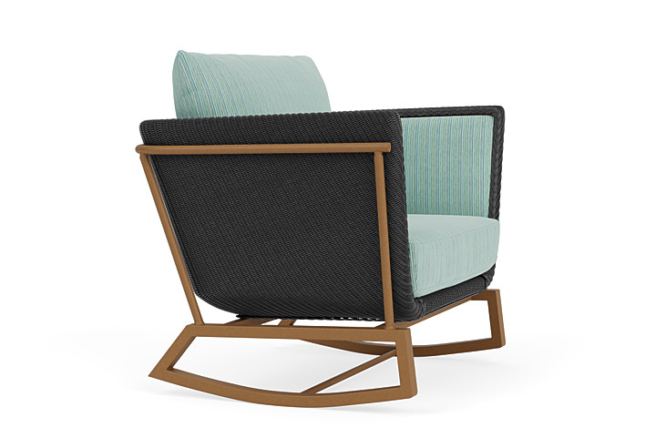 Lloyd Flanders™ Solstice Lounge Rocker - Charcoal, Hickory