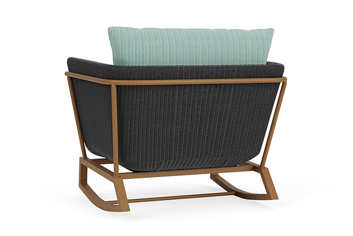 Lloyd Flanders™ Solstice Lounge Rocker - Charcoal, Hickory