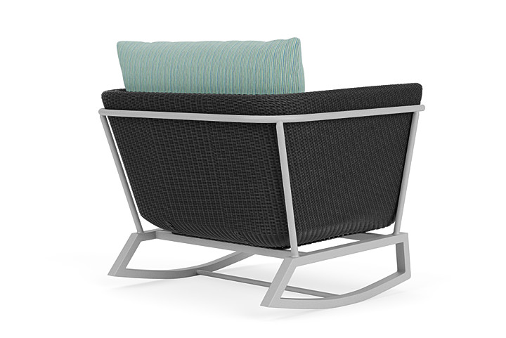 Lloyd Flanders™ Solstice Lounge Rocker - Charcoal, Metallic Silver