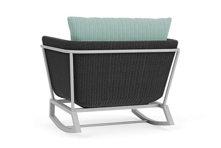 Lloyd Flanders™ Solstice Lounge Rocker - Charcoal, Metallic Silver