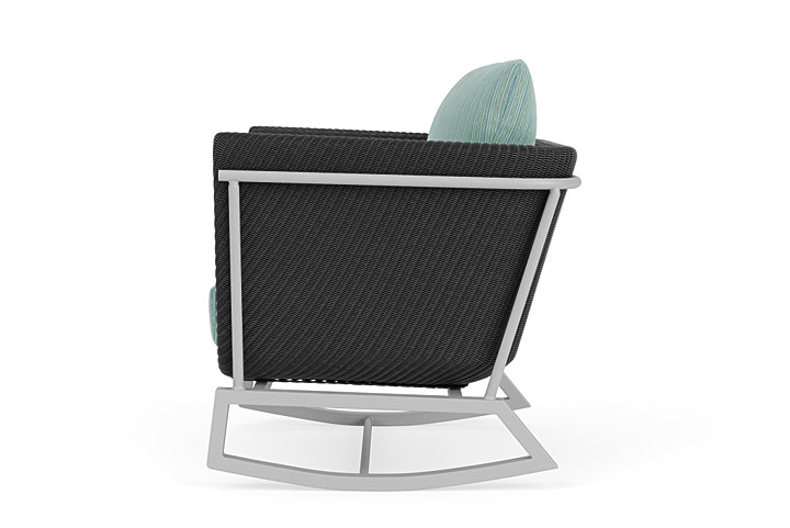 Lloyd Flanders™ Solstice Lounge Rocker - Charcoal, Metallic Silver