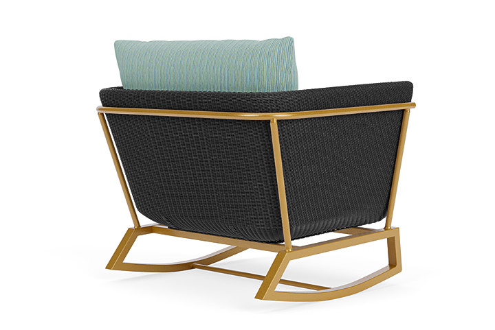 Lloyd Flanders™ Solstice Lounge Rocker - Charcoal, Metallic Gold