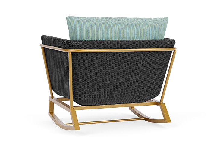 Lloyd Flanders™ Solstice Lounge Rocker - Charcoal, Metallic Gold