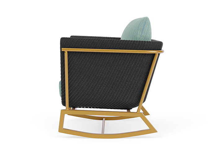 Lloyd Flanders™ Solstice Lounge Rocker - Charcoal, Metallic Gold