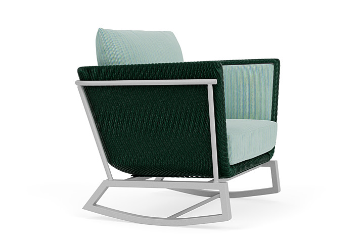 Lloyd Flanders™ Solstice Lounge Rocker - Woodland, Metallic Silver