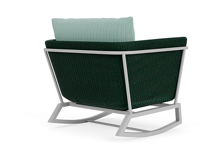 Lloyd Flanders™ Solstice Lounge Rocker - Woodland, Metallic Silver