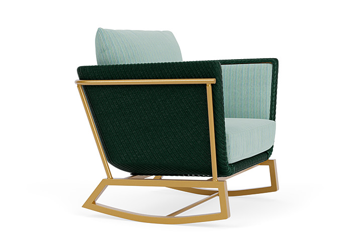 Lloyd Flanders™ Solstice Lounge Rocker - Woodland, Metallic Gold