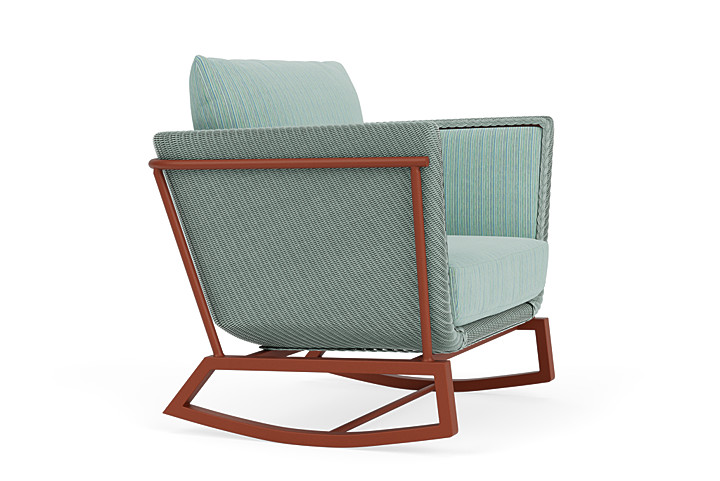 Lloyd Flanders™ Solstice Lounge Rocker - Sea Glass, Terracotta