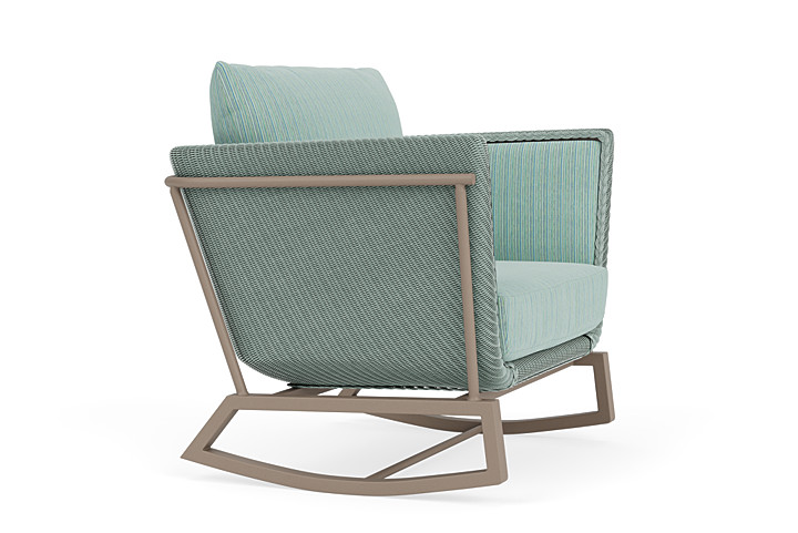 Lloyd Flanders™ Solstice Lounge Rocker - Sea Glass, French Beige