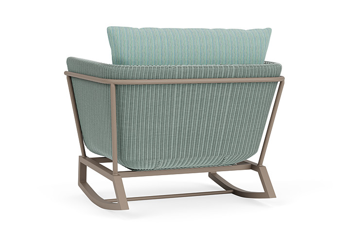 Lloyd Flanders™ Solstice Lounge Rocker - Sea Glass, French Beige