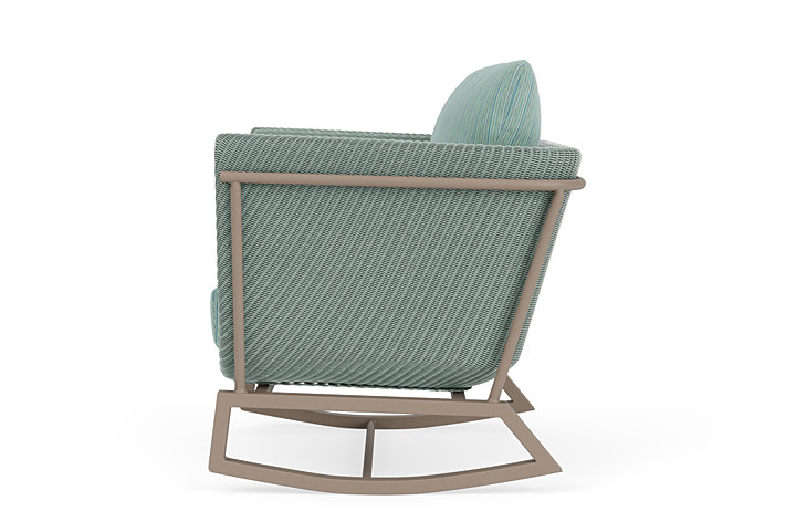 Lloyd Flanders™ Solstice Lounge Rocker - Sea Glass, French Beige