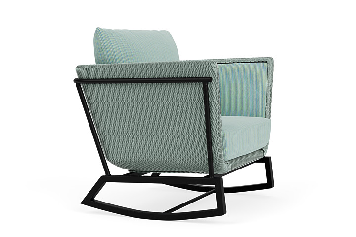 Lloyd Flanders™ Solstice Lounge Rocker - Sea Glass, Ebony